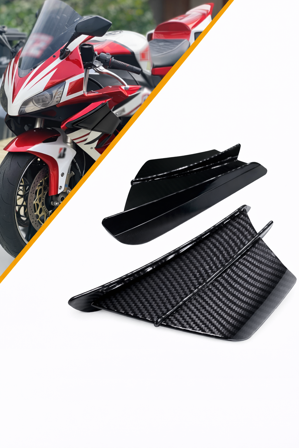 Alerón Yamaha YZF R1/R6/R3/R25