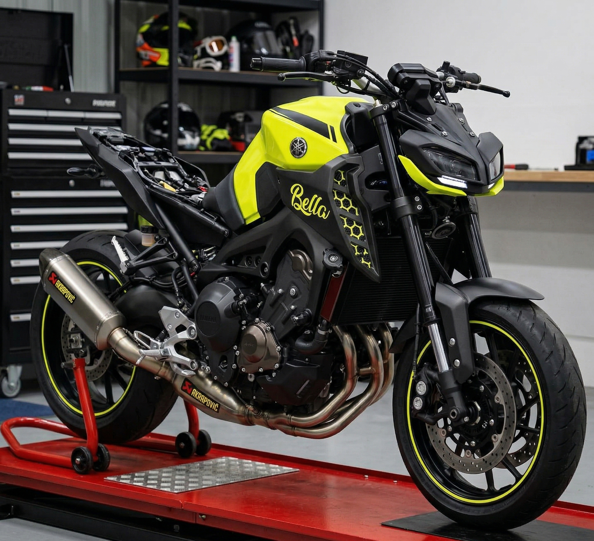 MT09 RN43 Rejilla de Panal